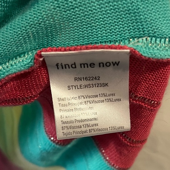 Anthropologie Find Me Now Metallic Striped Knit Maxi Skirt Size XS - Picture 6 of 8